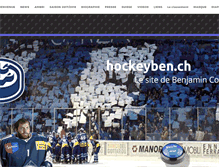 Tablet Screenshot of hockeyben.ch